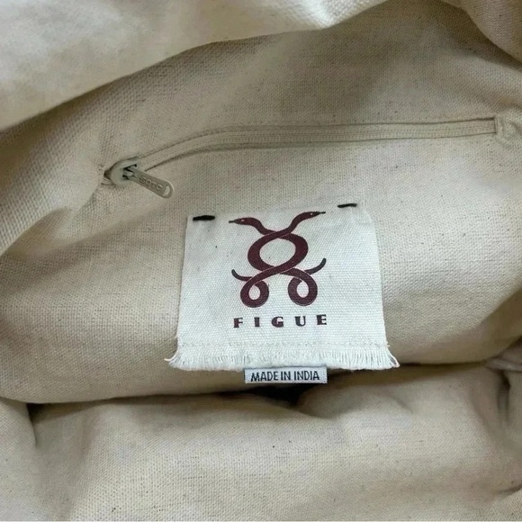 Figue Bardot Raj Palace Tuk Tuk Tote Shell Embellished Boho Beach Bag - Picture 15 of 15